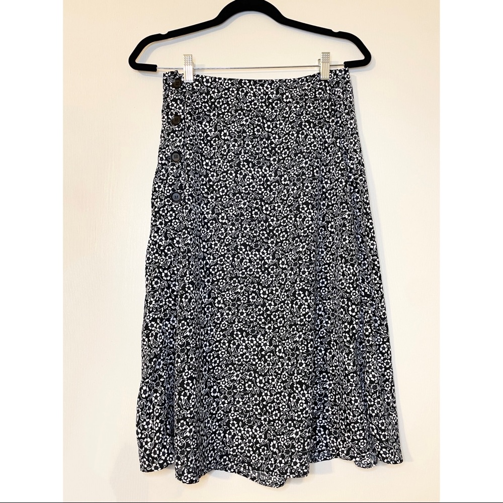 Floral Midi Skirt